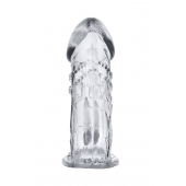 Прозрачная насадка на пенис Uco - 13 см. - A-toys - в Ижевске купить с доставкой