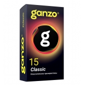 Классические презервативы с обильной смазкой Ganzo Classic - 15 шт. - Ganzo - купить с доставкой в Ижевске