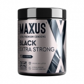 Черные утолщенные презервативы MAXUS Extra Strong с железным кейсом - 15 шт. - Maxus - купить с доставкой в Ижевске