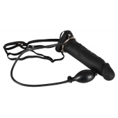 Полый страпон с эффектом увеличения Inflatable Strap-On - 18,5 см. - Orion - купить с доставкой в Ижевске