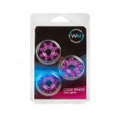 Набор из 3 лиловых эрекционных колец различной формы - Erowoman-Eroman - в Ижевске купить с доставкой