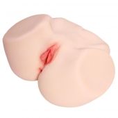 Мастурбатор-полуторс с двойным слоем материала Jenny Onahole Real Vagina - KOKOS - в Ижевске купить с доставкой