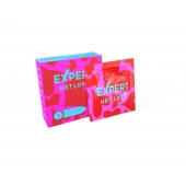 Презервативы с разогревающим эффектом Expert Hot Love - 3 шт. - Expert - купить с доставкой в Ижевске