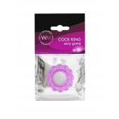 Лиловое эрекционное кольцо с 2 рядами стимулирующих шариков - Erowoman-Eroman - в Ижевске купить с доставкой