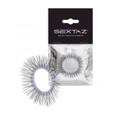 Круглое эрекционное кольцо с «ресничками» - Sextaz - в Ижевске купить с доставкой