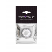 Эластичное эрекционное кольцо с длинными черными «ресничками» - Sextaz - в Ижевске купить с доставкой