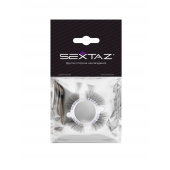 Эластичное кольцо с «ресничками» и 4 шариками - Sextaz - в Ижевске купить с доставкой