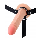 Мужской полый страпон на регулируемых ремнях - 18,5 см. - Sex Expert - купить с доставкой в Ижевске