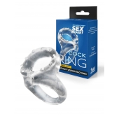 Прозрачное двойное эрекционное кольцо - Sex Expert - в Ижевске купить с доставкой