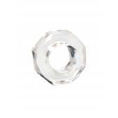 Прозрачное эрекционное кольцо в форме гайки - Sex Expert - в Ижевске купить с доставкой