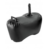 Черное надувное кресло с платформой для фиксации дилдо Body Dock Inflatable Love Seat - Pipedream - купить с доставкой в Ижевске