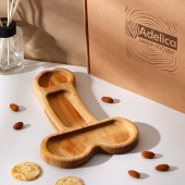 Деревянное блюдо для подачи в форме члена (25 х 16,5 х 1,7 см) - Сима-Ленд - купить с доставкой в Ижевске