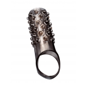 Дымчатая насадка на пенис с выпуклостями - 12 см. - Sex Expert - в Ижевске купить с доставкой