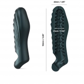 Серая силиконовая насадка на пенис с подхватом Manwan Ryzer - Manwan - в Ижевске купить с доставкой