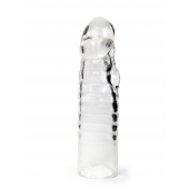 Прозрачная закрытая насадка на член - 15 см. - Sex Expert - в Ижевске купить с доставкой