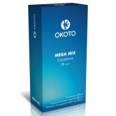 Презервативы OKOTO Mega Mix - 18 шт. - Sitabella - купить с доставкой в Ижевске