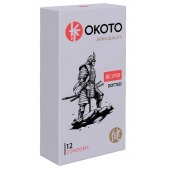 Точечные презервативы OKOTO Dotted - 12 шт. - Sitabella - купить с доставкой в Ижевске