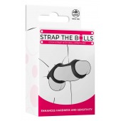 Черная эрекционная насадка Strap The Balls - NMC - в Ижевске купить с доставкой