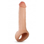 Телесная насадка-удлинитель Thrive 8.75 Inch Realistic Penis Extender Sleeve - 22,2 см. - Blush Novelties - в Ижевске купить с доставкой