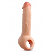 Телесная насадка-удлинитель Thrive 8.75 Inch Realistic Penis Extender Sleeve - 22,2 см. - Blush Novelties - в Ижевске купить с доставкой