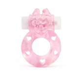 Розовое эрекционное виброкольцо в форме зайчика - 1137 - в Ижевске купить с доставкой