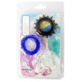 Набор из 3 эрекционных колец разного цвета и рельефа - Boys of Toys - в Ижевске купить с доставкой