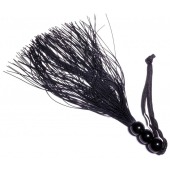 Черная силиконовая плетка - 25,4 см. - Boys of Toys - купить с доставкой в Ижевске