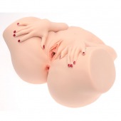 Телесный мастурбатор-полуторс Barbie - Naked Factory - в Ижевске купить с доставкой