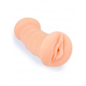 Телесный двусторонний мастурбатор с вибропулей и эрекционными кольцами в комплекте - Sexy Girl - в Ижевске купить с доставкой