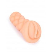 Телесный мастурбатор-вагина с вибропулей и эрекционными кольцами в комплекте - Sexy Girl - в Ижевске купить с доставкой