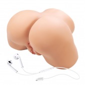 Телесный мастурбатор Olivia с 2 любовными отверстиями - Baile - в Ижевске купить с доставкой