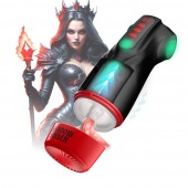 Интерактивный мастурбатор Raven с вакуумом, вибрацией и подсветкой - Shots Media BV - в Ижевске купить с доставкой