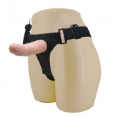 Реалистичный страпон-фаллоимитатор на трусиках Ultra Passionate Harness - 15 см. - Baile - купить с доставкой в Ижевске
