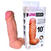 Фаллическая насадка Харнесс UNICOCK 10  - 25 см. - LOVETOY (А-Полимер) - купить с доставкой в Ижевске