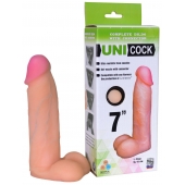 Фаллическая насадка Харнесс UNICOCK 7  - 19 см. - LOVETOY (А-Полимер) - купить с доставкой в Ижевске