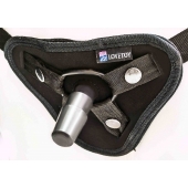 Страпон с 2 насадками и вибрацией UniStrap - 20 и 18 см. - LOVETOY (А-Полимер) - купить с доставкой в Ижевске