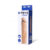 Насадка с ярко выраженной головкой и рельефным стволом - 19 см. - A-toys - в Ижевске купить с доставкой