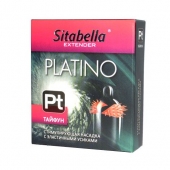 Стимулирующая насадка с шипиками по бокам Platino  Тайфун - Sitabella - купить с доставкой в Ижевске