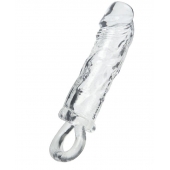 Прозрачная насадка с петлёй для фиксации - 14 см. - ToyFa - в Ижевске купить с доставкой