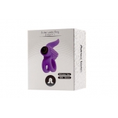 Эрекционное кольцо с подхватом мошонки и стимуляцией клитора Bullet Lastic Ring - Adrien Lastic - в Ижевске купить с доставкой