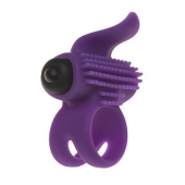 Эрекционное кольцо с подхватом мошонки и стимуляцией клитора Bullet Lastic Ring - Adrien Lastic - в Ижевске купить с доставкой