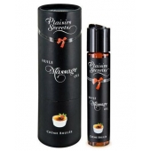 Массажное масло с ароматом крем брюле Huile de Massage Gourmande Creme Brulée - 59 мл. - Plaisir Secret - купить с доставкой в Ижевске