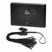 Чёрная плётка Lilly Whip Bijoux - Bijoux Indiscrets - купить с доставкой в Ижевске