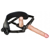 Женский страпон с вагинальной пробкой Woman Strap - 18 см. - LOVETOY (А-Полимер) - купить с доставкой в Ижевске