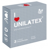 Презервативы с точками Unilatex Dotted - 3 шт. - Unilatex - купить с доставкой в Ижевске