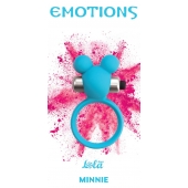 Голубое эрекционное виброколечко Emotions Minnie Breeze - Lola Games - в Ижевске купить с доставкой