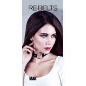 Чёрный чокер-кляп Iman Black - Rebelts - купить с доставкой в Ижевске
