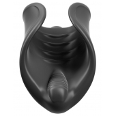Чёрный мастурбатор Vibrating Silicone Stimulator с вибрацией - Pipedream - в Ижевске купить с доставкой