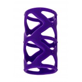 Фиолетовая насадка-сетка на пенис - 7,5 см. - A-toys - в Ижевске купить с доставкой