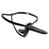 Женский страпон с вагинальной пробкой Double Penetrix Strap-on - 15 см. - Pipedream - купить с доставкой в Ижевске